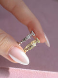 White Fatima's Starry Hand 925 Silver Ring